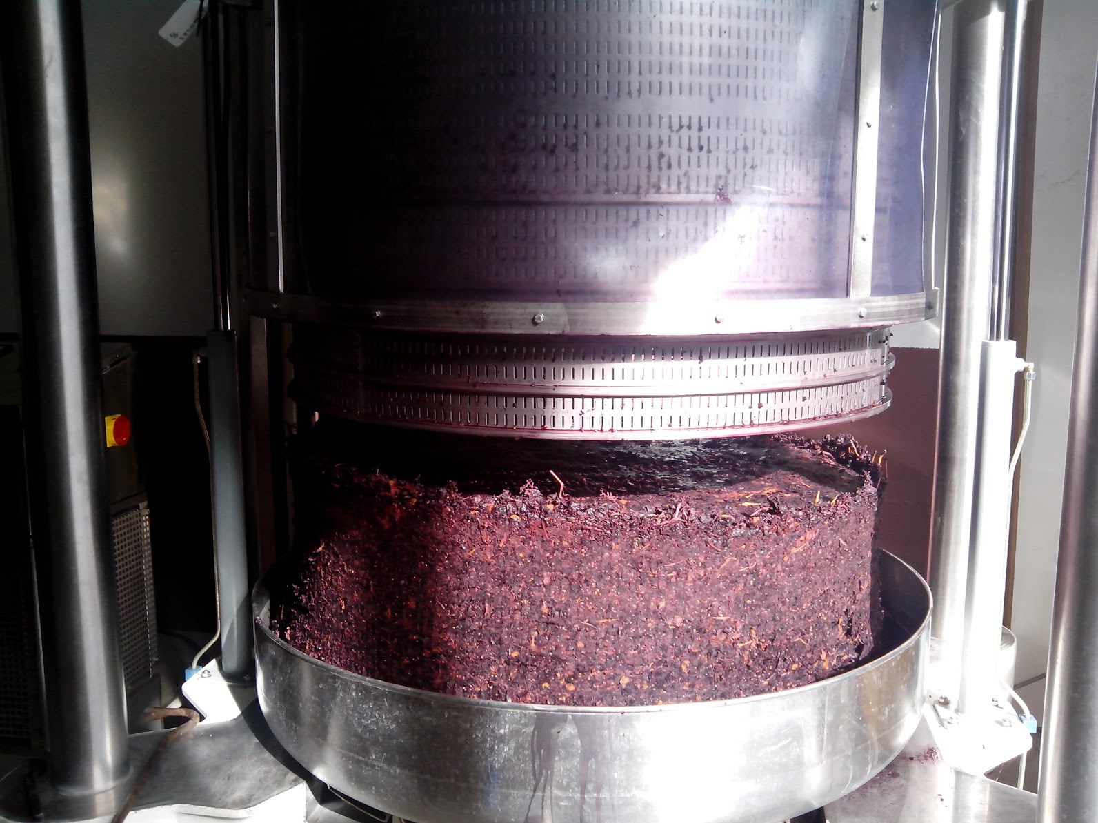 Prensado del vino
